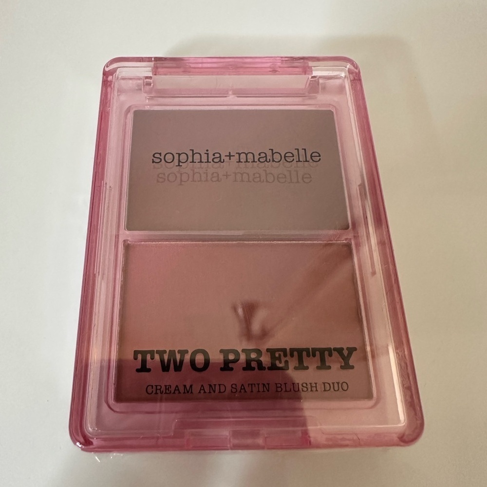 Sophia + Mabelle Cream and Satin Blush Duo Tanned & Tipsy